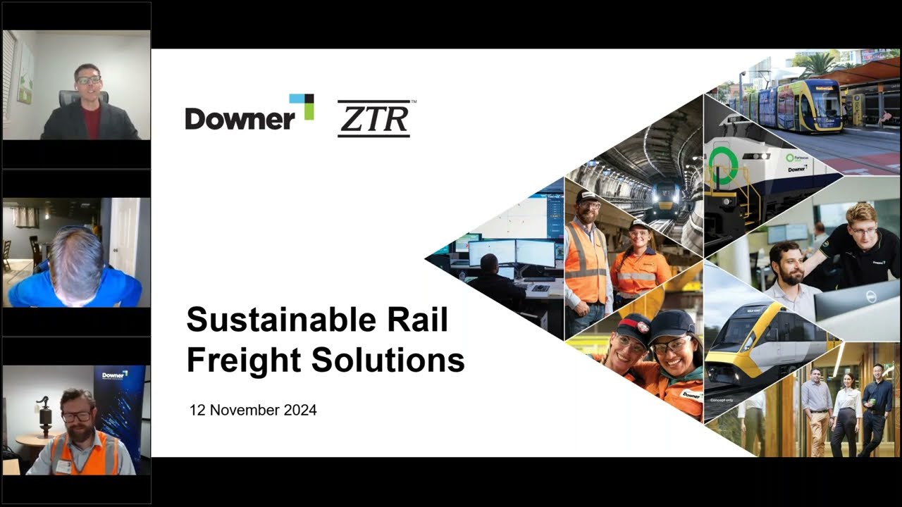 Webinar - Sustainable Rail Freight Solutions - Nov  12, 2024