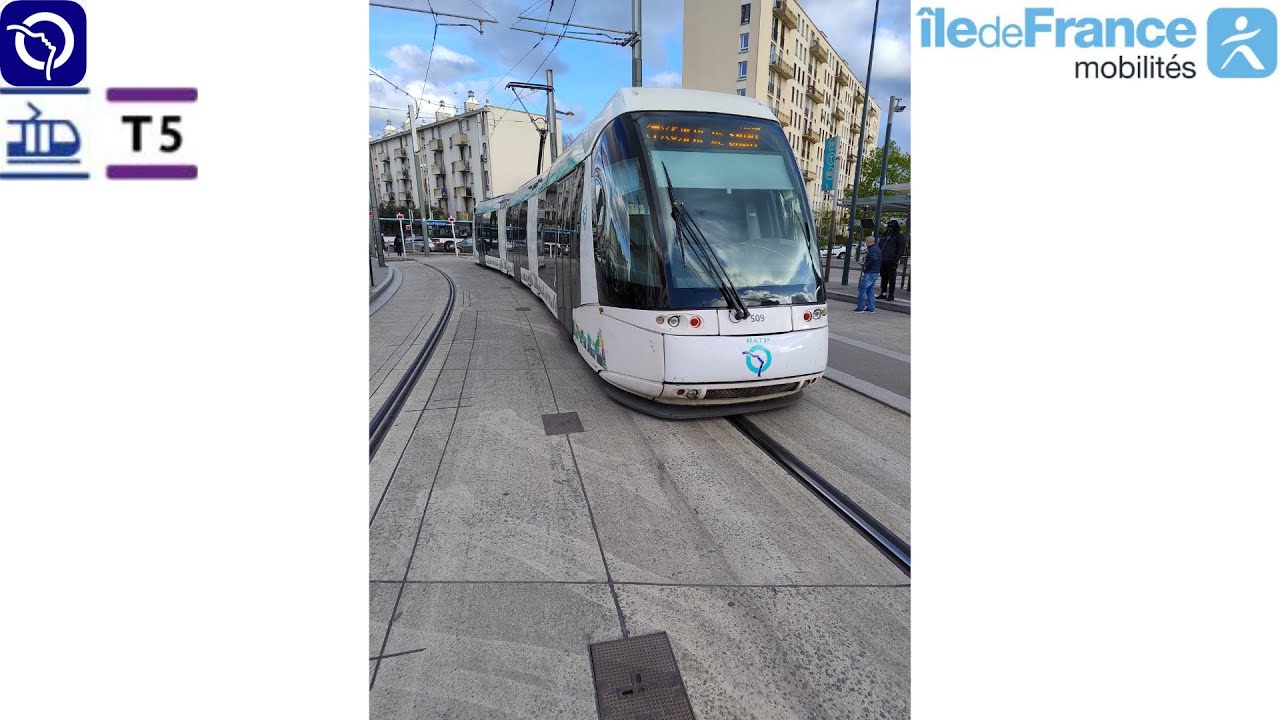 [RATP] Tramway ligne T5 en STE3 / Tramway line T5 by STE3 / STE3系で路面電車T5号線