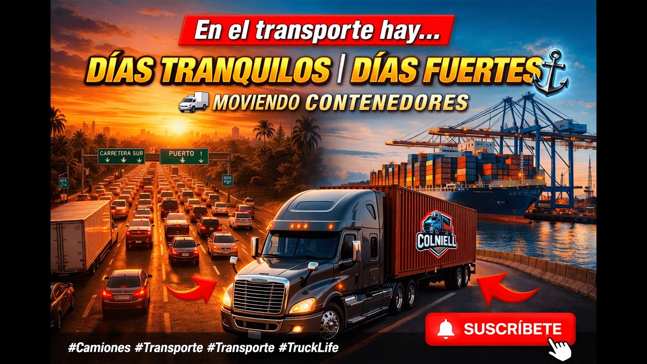 “Así es la vida moviendo contenedores 🚛⚓ | Días tranquilos y días fuertes”