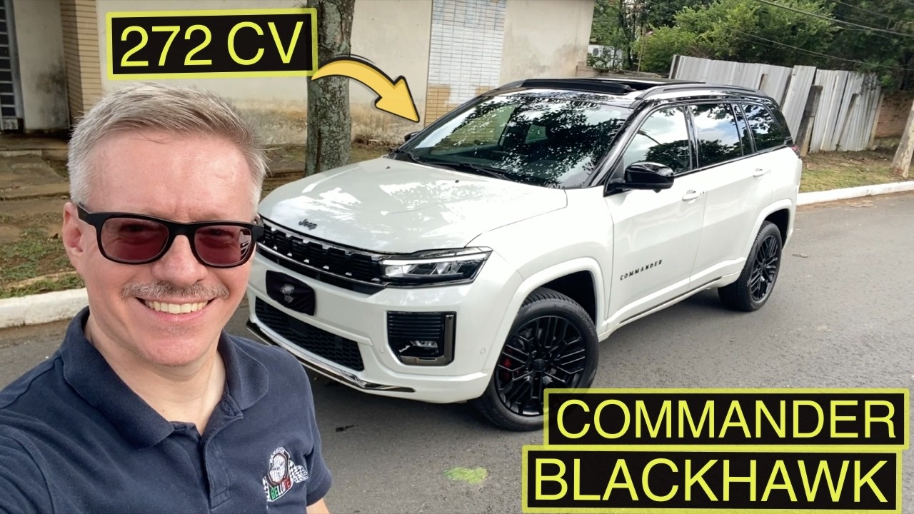 JEEP COMMANDER BLACKHAWK: o espírito esportivo dos SUVs com 272 cv