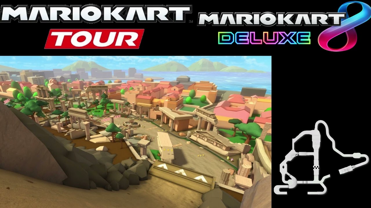 Tour Athens Dash Mashup EXTENDED Mario Kart 8 Deluxe