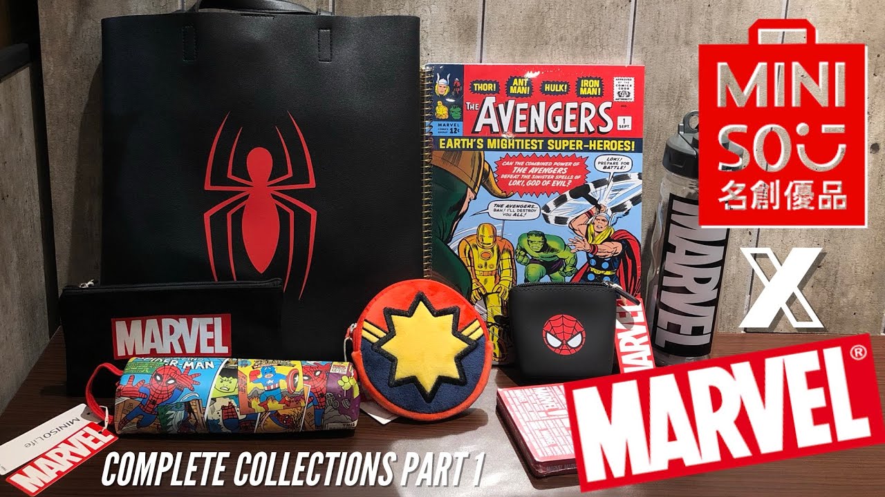MARVEL X MINISO COMPLETE IN STORE COLLECTION + MINISO MARVEL HAUL | SUDAH MASUK DI INDONESIA