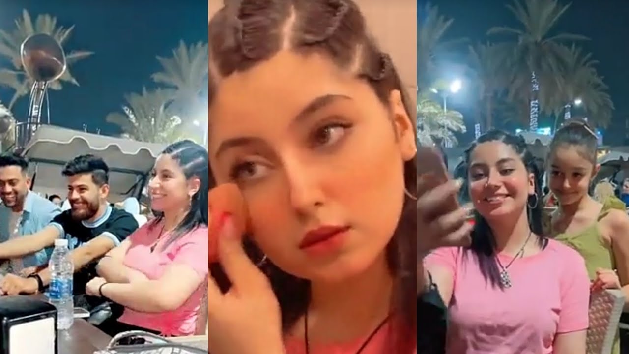 بسمة مع قمر الطائي يلعبون محيبس(بات)مع علوش واصدقائهم❤️✨قمر تتمكيج وتصورها بسمة😍#قمر_الطائي#جلادين