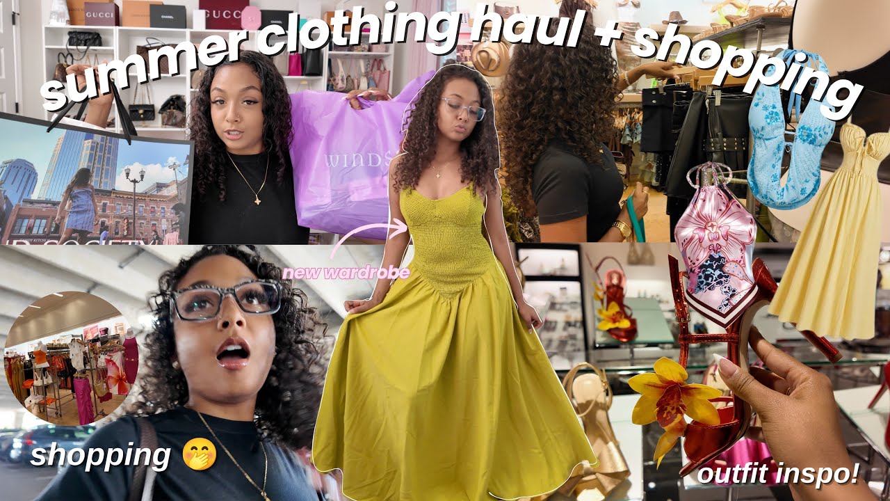 spend the day with me | summer clothing haul *shop with me + try on*