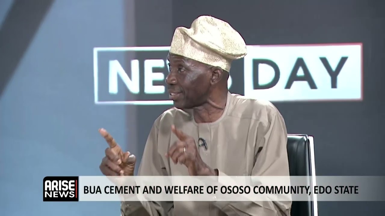 BUA Cement and Welfare of Ososo Community - Felix Bello 