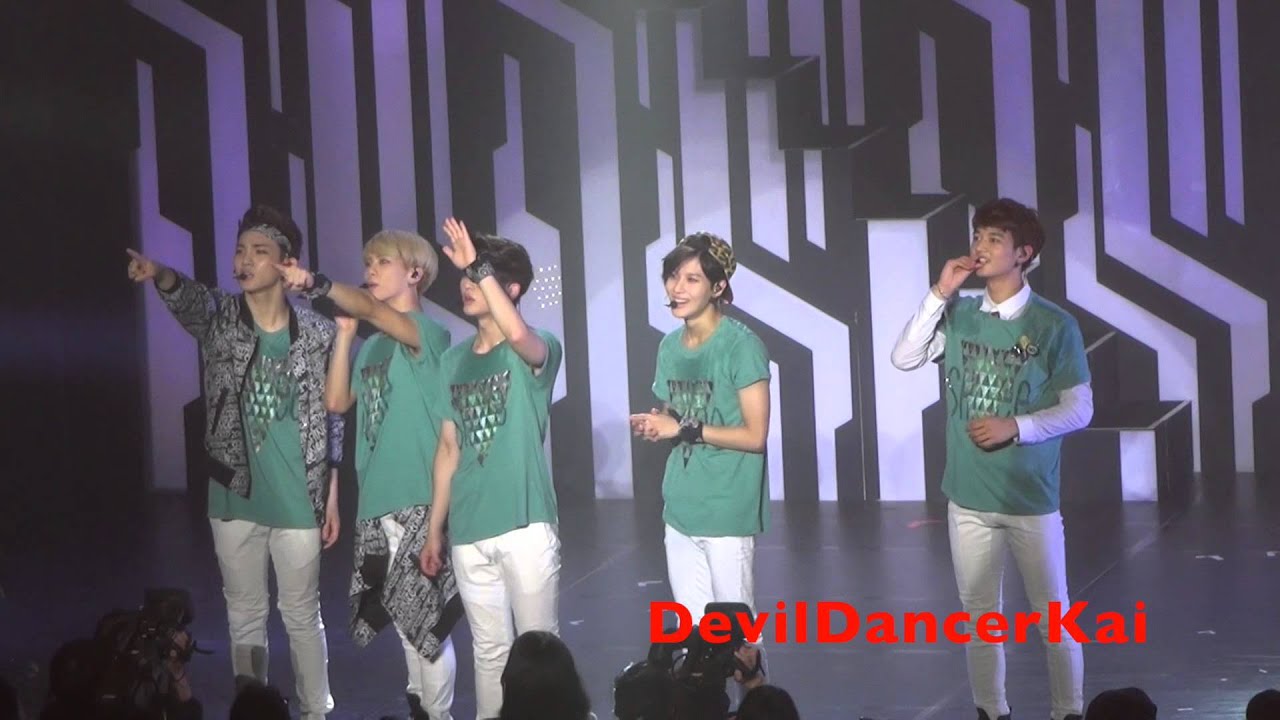 [HD]141013 SHINee Ishikawa Day2  ending   Key found 'Piccoro?'