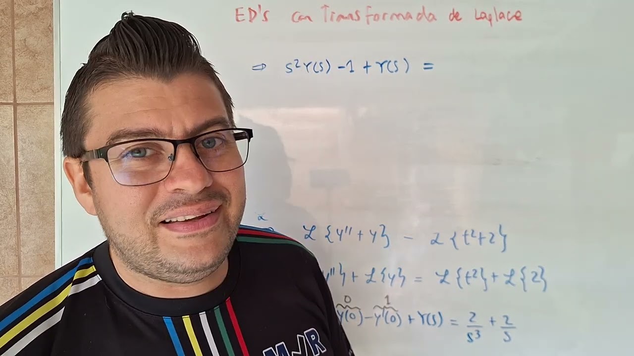 Otro ejemplo FÁCIL de resolución de una Ecuación Diferencial usando Transformada de Laplace 