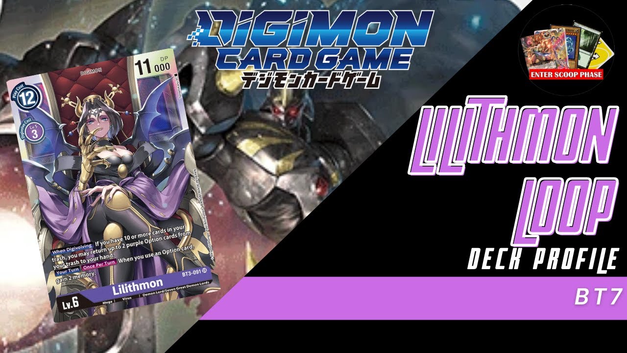 Lilithmon Loop Deck Profile (BT7) | Digimon TCG 2020