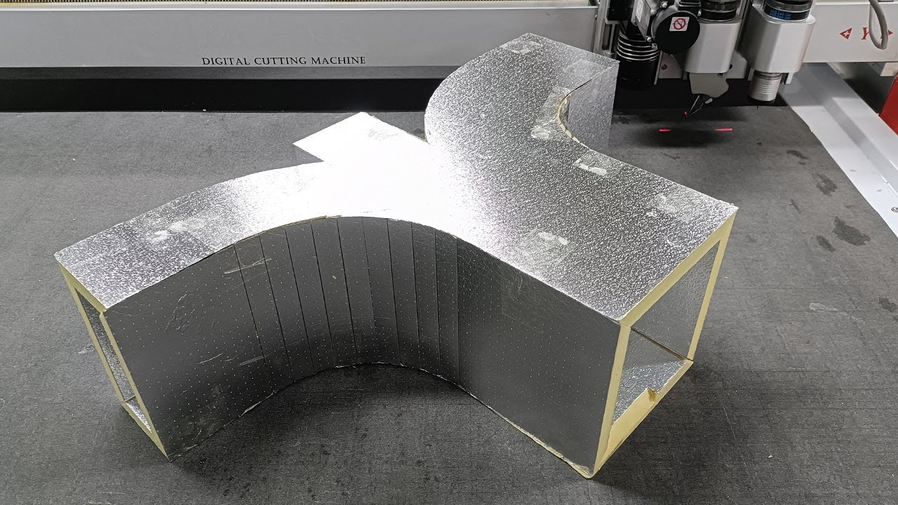 Pre insulated Duct Cutting Machine | Phenolic Foam Duct Making Machines