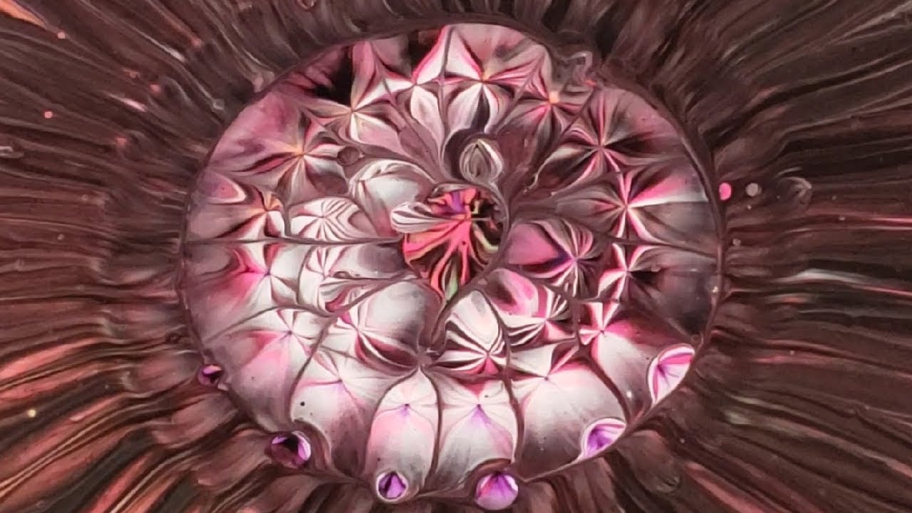 Fluorescent Glow!! Neon Kaleidoscope Colander Pour - Acrylic Pouring and Fluid Art Tutorial