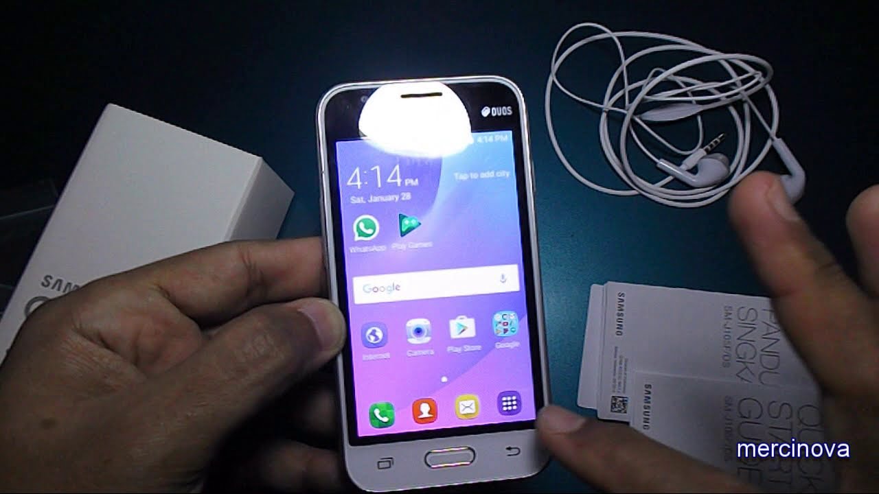 Unboxing Samsung Galaxy J1 Mini Android Smartphone