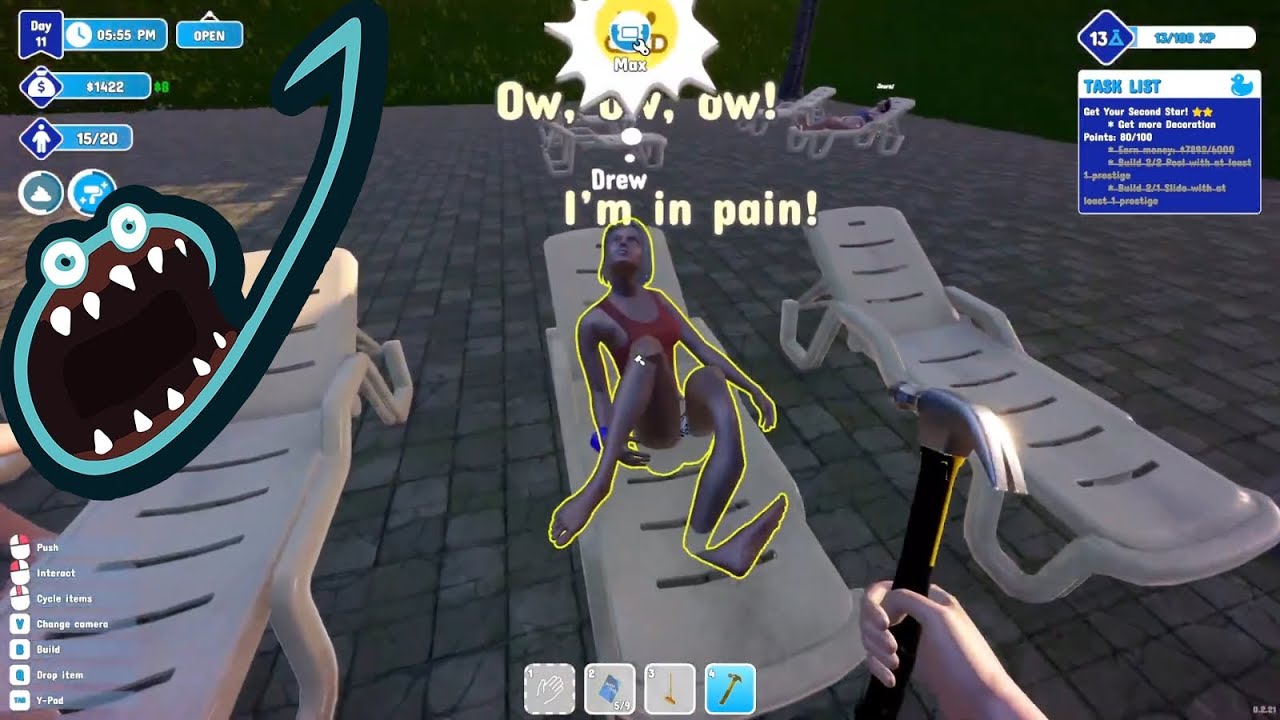 Jerma Streams - Waterpark Simulator