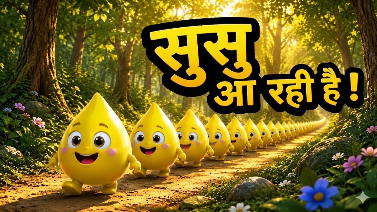 Susu Aa Rahi Hai Song💙Susu Aa Rahi Potty Aa Rahi Song💩Paddu Aa Rahi Song 💨 Funny Cartoon Song #viral