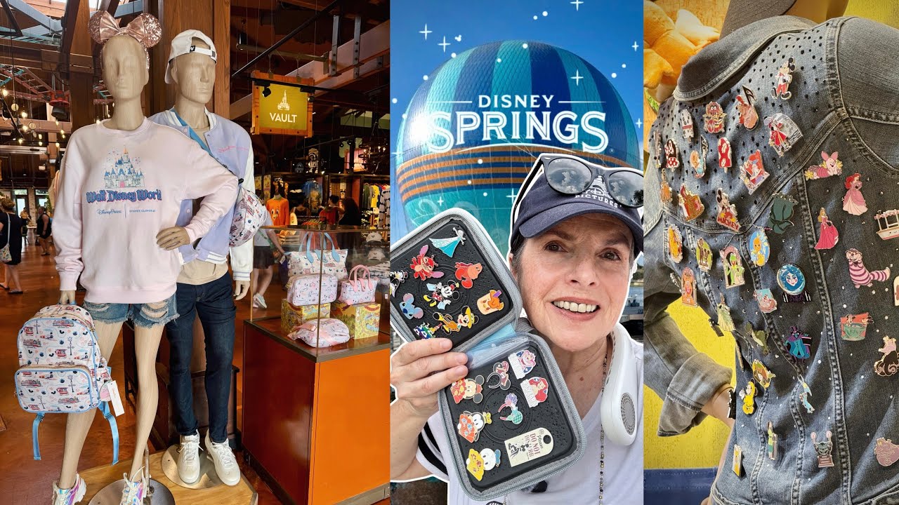 Merch Hunting & Pin Trading At Disney Springs! Walt Disney World   