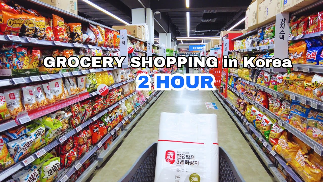 Grocery Shopping in Korea | 2 Hour Compilation | Supermarket Food with Prices | Shopping in Korea