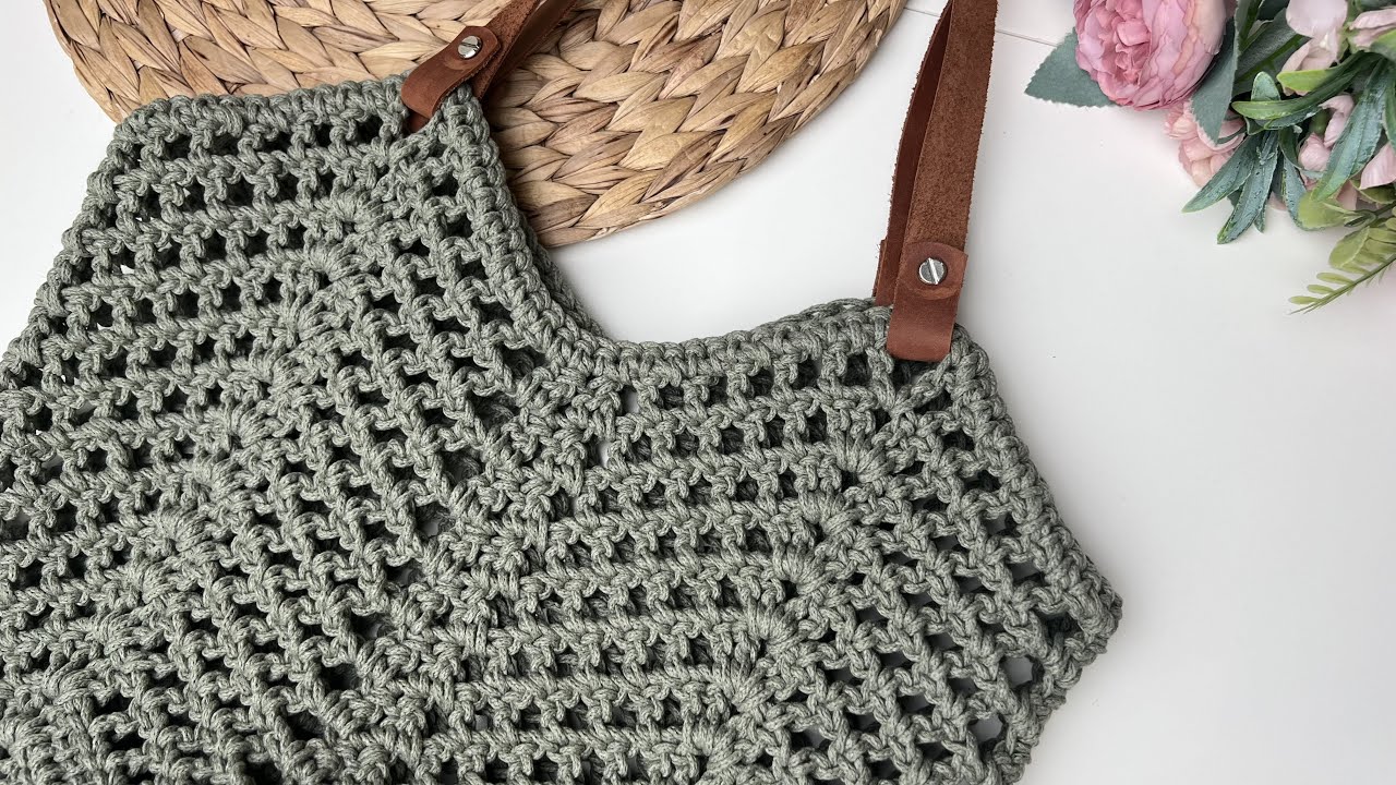 На ПЛЯЖ и в ГОРОД 🧶 вяжем крючком 🤗 ИДЕАЛЬНА НА ЛЕТО И ВЕСНУ 😍 ВЯЗАНАЯ ЛЕТНЯЯ СУМКА
