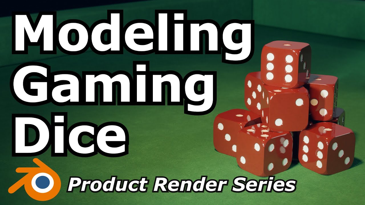 Modeling Gaming Dice | Modeling a D6 in Blender