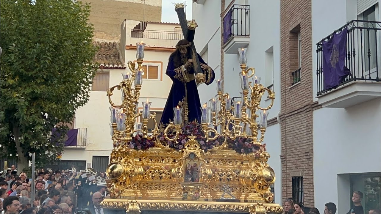 Procesión extraordinaria Nazareno de Baza con el acompañamiento musical de la BCT Rosario de Arriate