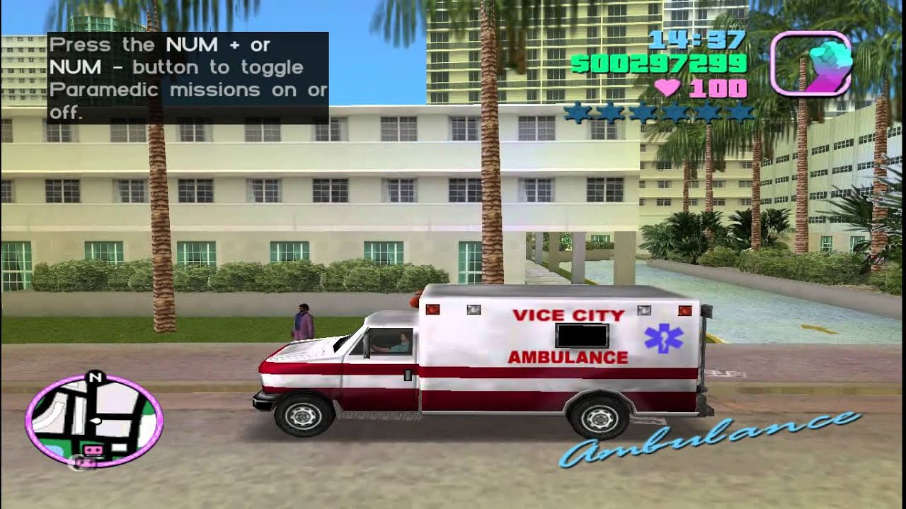 GTA Vice City: Hospital Locations