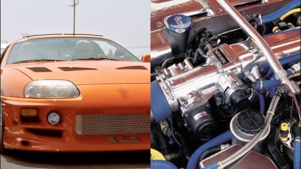 The Orange 1994 Toyota Supra - The Fast and the Furious
