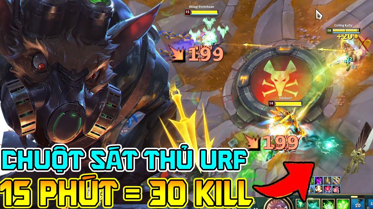 GẶP FAN TRONG URF – CHUỘT XẢ ĐẠN HƠI QUÁ ĐÀ, ĐỪNG UNFOLLOW ANH MÀ!!!