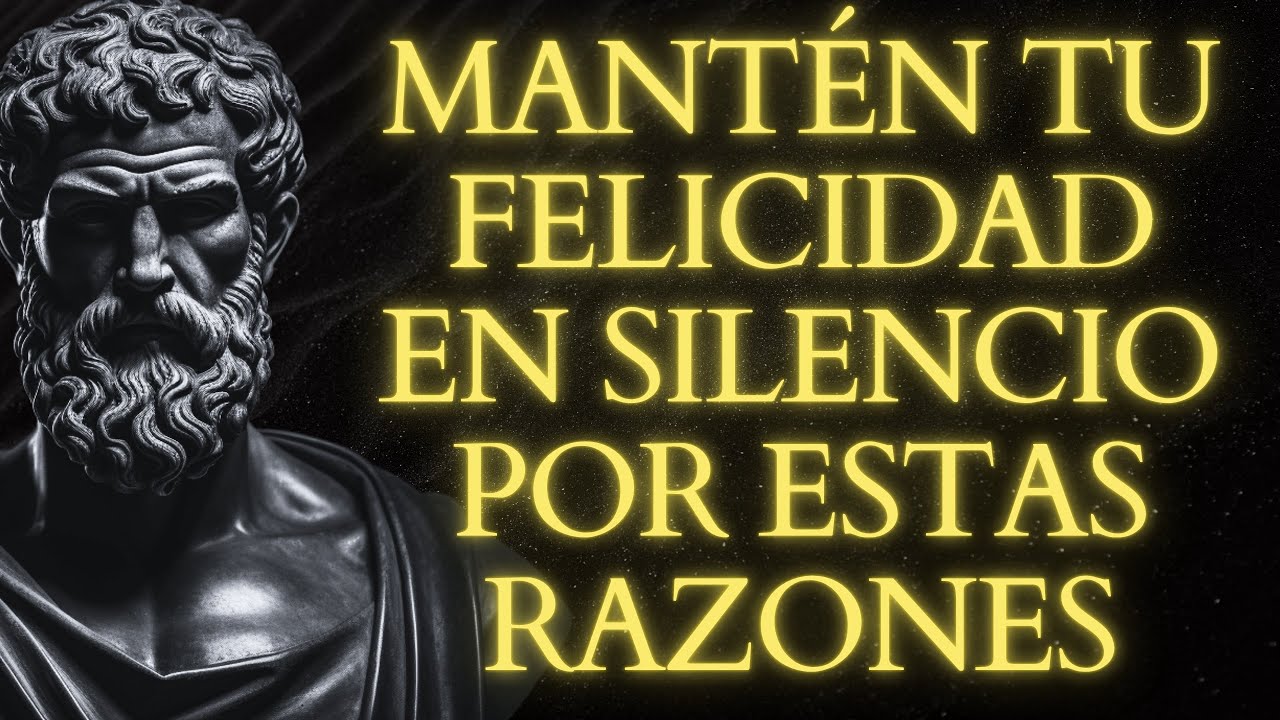 POTENTES HÁBITOS ESTOICOS Para DISFRUTAR de tu VIDA EN SILENCIO | ESTOICISMO