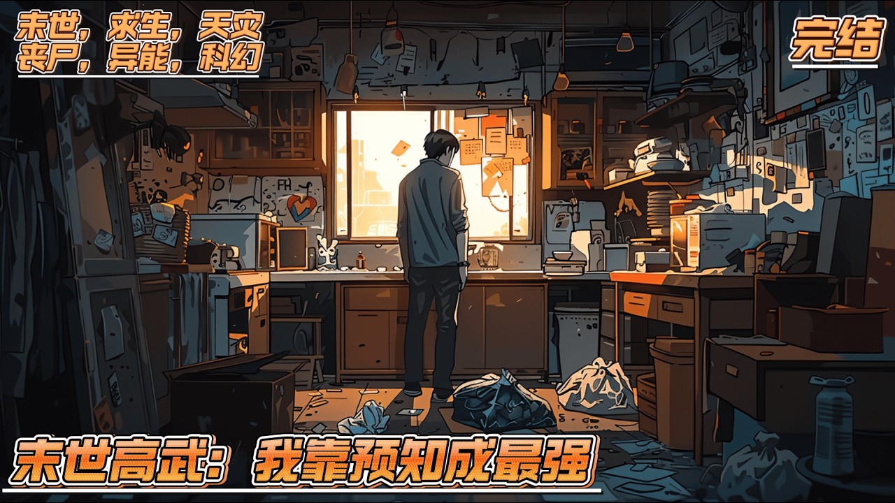 【完结】《末世高武：我靠预知成最强》当造物主一分为二，是吞噬，还是被吞噬？末世降临，我觉醒预知地图，所有隐藏副本、终极宝藏一览无遗！可我刚拿下全球首杀，所有风头就被神秘玩家公告碾压！