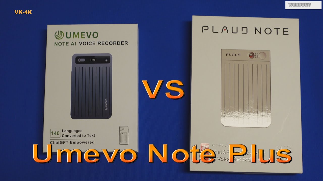 Umevo Note Plus im Test &ndash; Besser als Plaud Note? | KI-Sprachrekorder mit ChatGPT