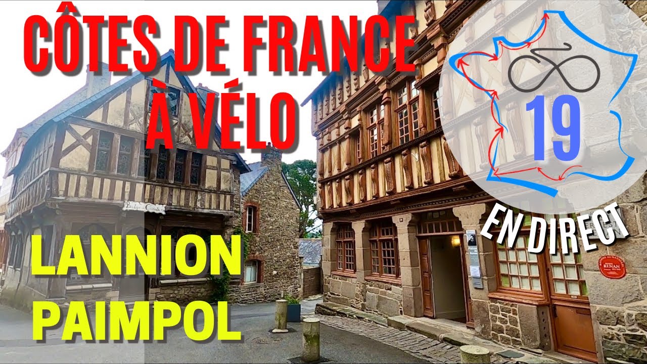 19 Eurovélo4 ou la Vélo maritime.Lannion /Paimpol Découverte des côtes, petits villages et Tréguier!