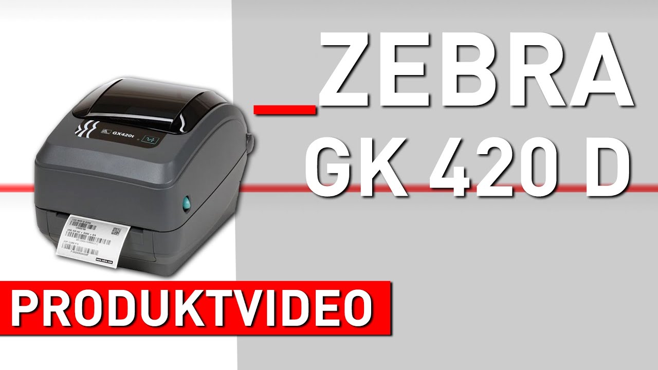 Zebra GK420d Etikettendrucker | Mediaform Shop [Produktvideo]