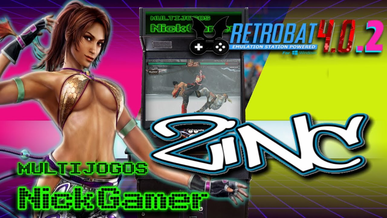 🎮 Retrobat 4.0.2 - Add  ARCADE ZINC 3D na Multijogos Retropoint