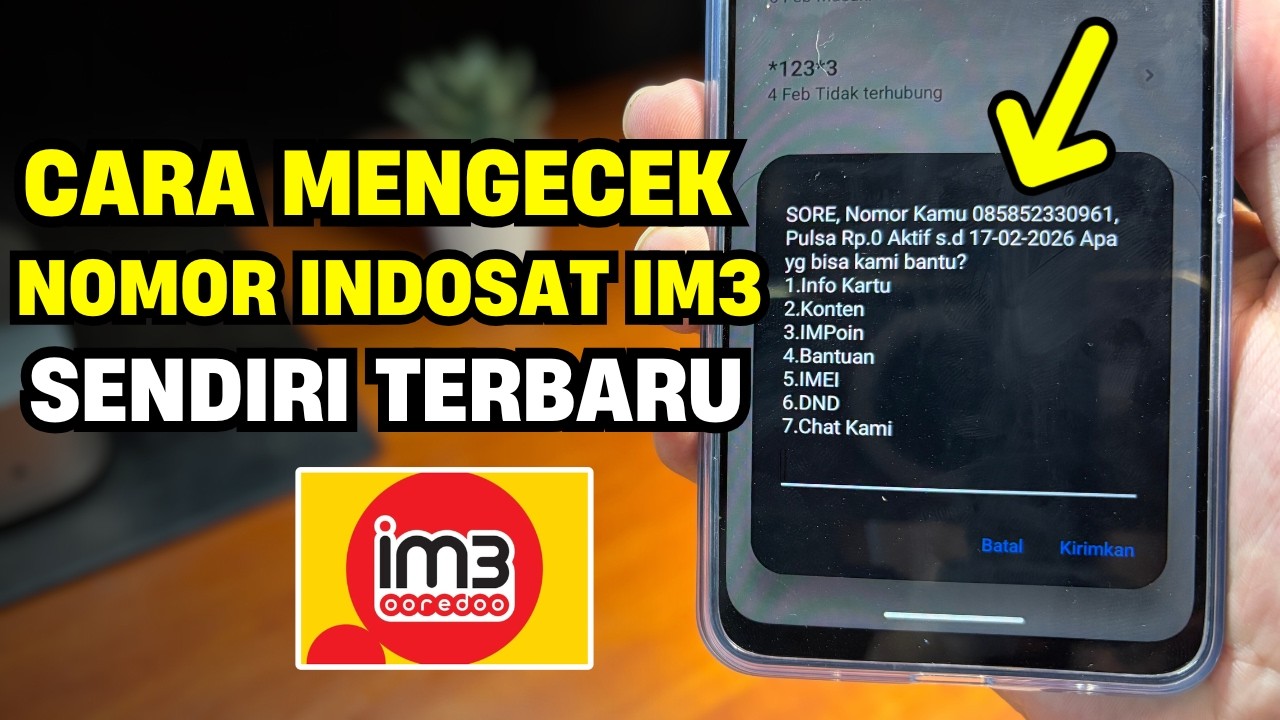 Cara Cek Nomor IM3 Indosat Terbaru 2026 Lewat Kode Dial