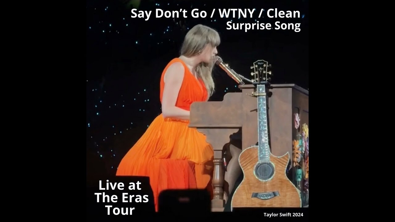 179 Taylor Swift - Say Don't Go/Welcome To New York/Clean (The Eras Tour) | Stockholm | May 18, 2024