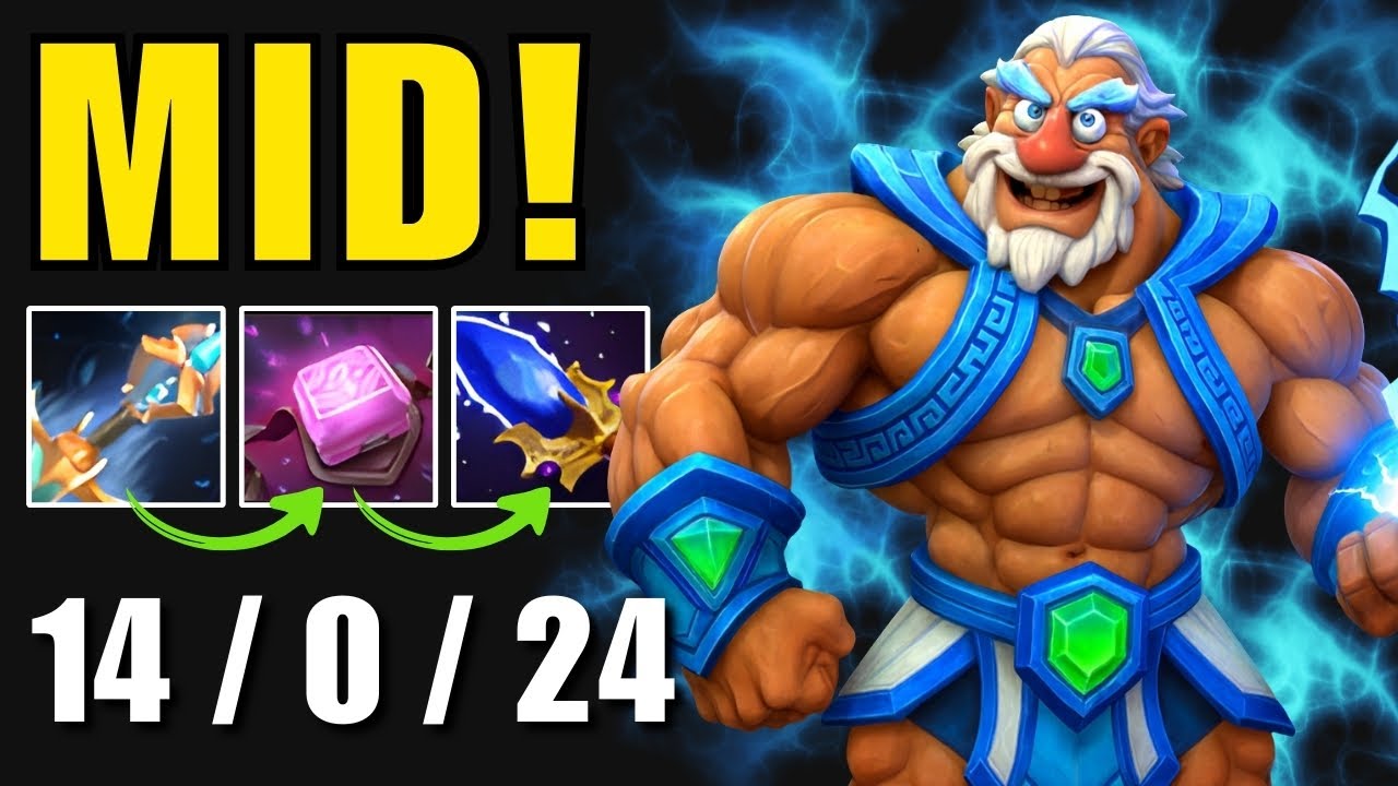 Unstoppable Zeus Mid in Turbo! CRAZY Burst Damage Domination | Dota 2 Gameplay