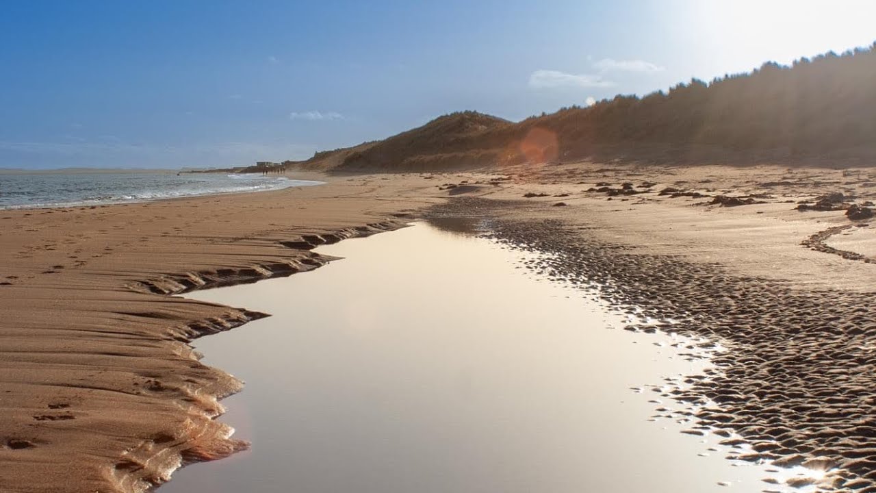 Embo beach walk in the Scottish Highlands.