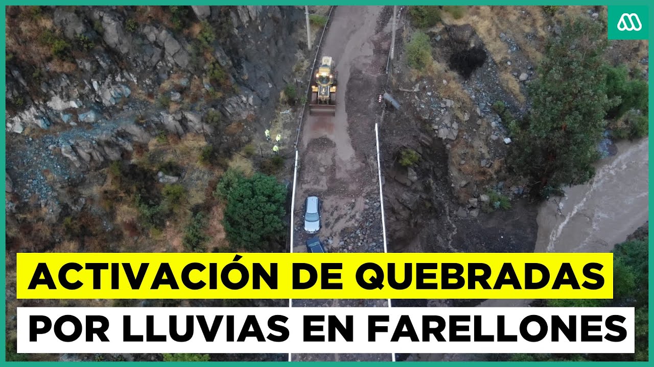 Activación de quebradas: 20 personas se mantienen aisladas tras aluvión en Farellones