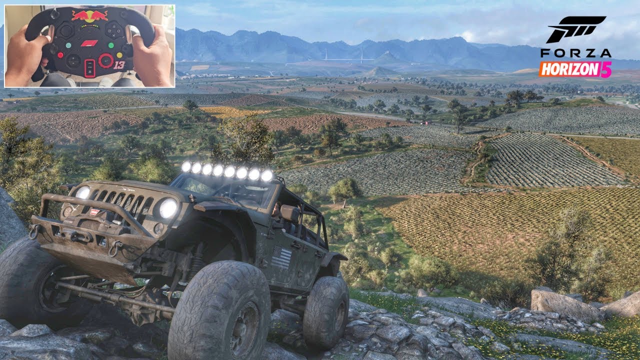 Deberti Jeep Wrangler Unlimited Off-Road  Part 3| PS5 4K Gameplay + Logitech G29 F1 Wheel Mod