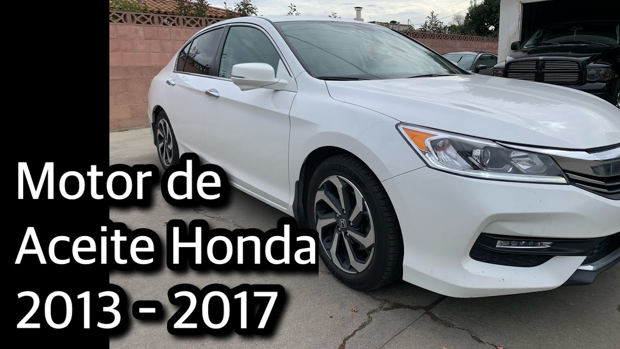 Как заменить моторное масло в Honda Accord 2013–2017 годов выпуска