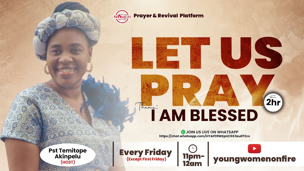 YOUNG WOMEN ON FIRE PRAYER AND REVIVAL MEETING. 