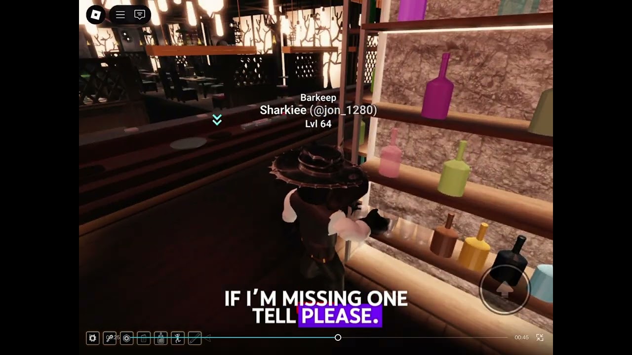 How to make secrets drink in Roblox evergreen bar !