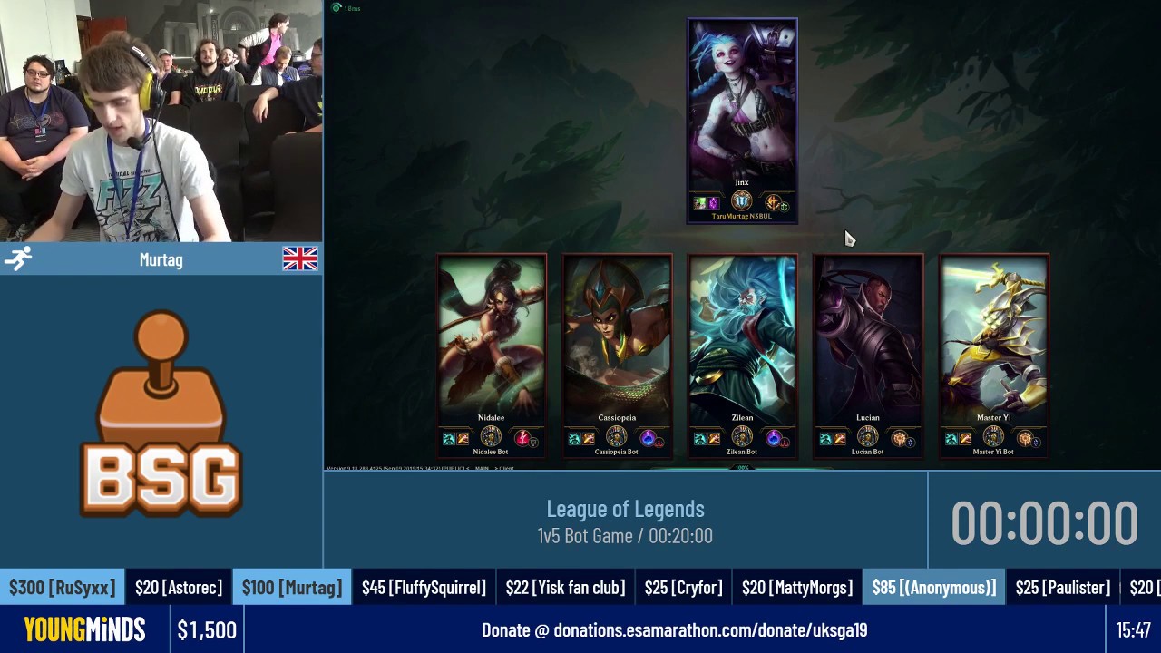 League of Legends (1v5 Bot Game) #UKSGAutumn19