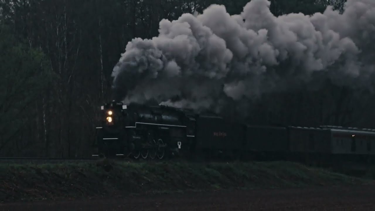 NKP 765 Inaugural Run For Steam In The Valley 2025! [4K]
