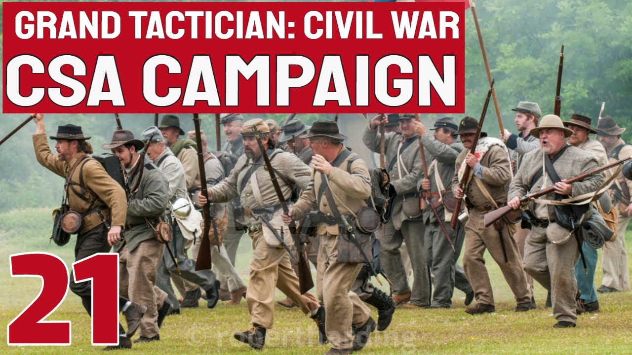 The Fight Moves West - Grand Tactician: The Civil War (CSA Max Difficulty)