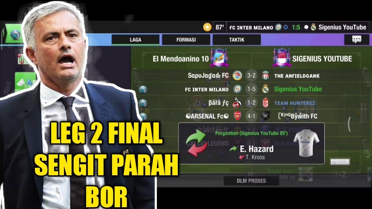 POIN KETAT KEJAR KEJARAN LAGA FINAL SENGIT SIGENIUS VS EL MENDOANINO 10 | LEG 2