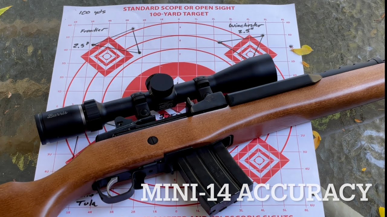 RUGER MINI-14 RANCH **ACCURACY TEST**