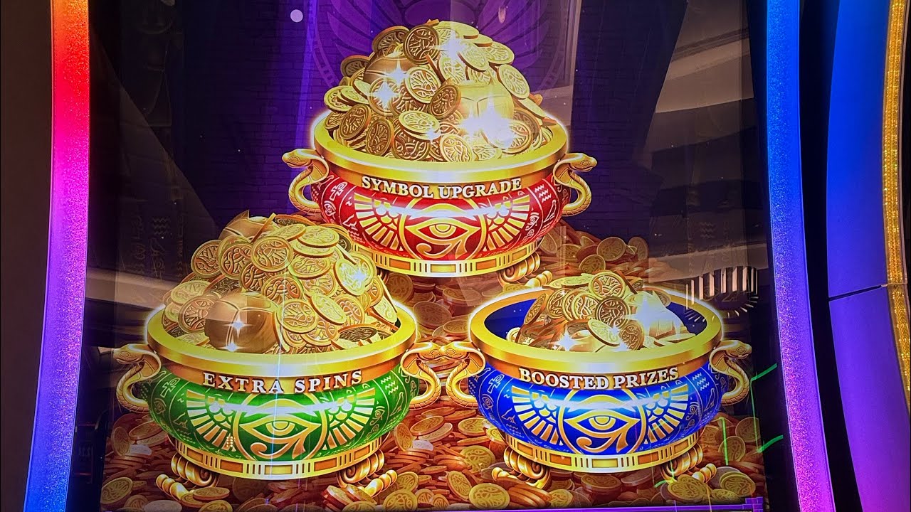 Red Hawk Casino High Limit Triple Pop On Triple Coin Treasures  Reign Of Anubis