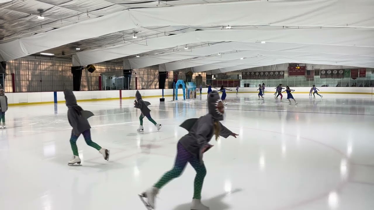 Tucker Road Mermaids Skating Production Team at Wells