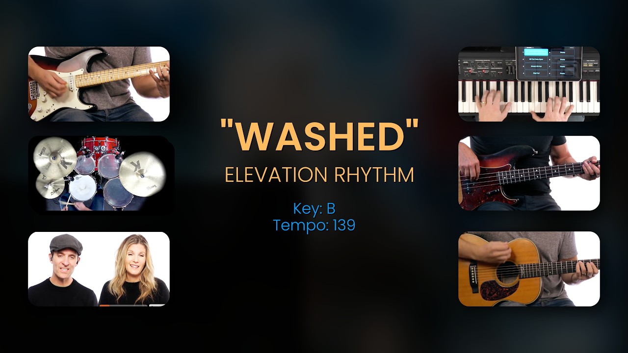 Washed - Elevation Rhythm | Full Band Play Along (Instrument Multiview)
