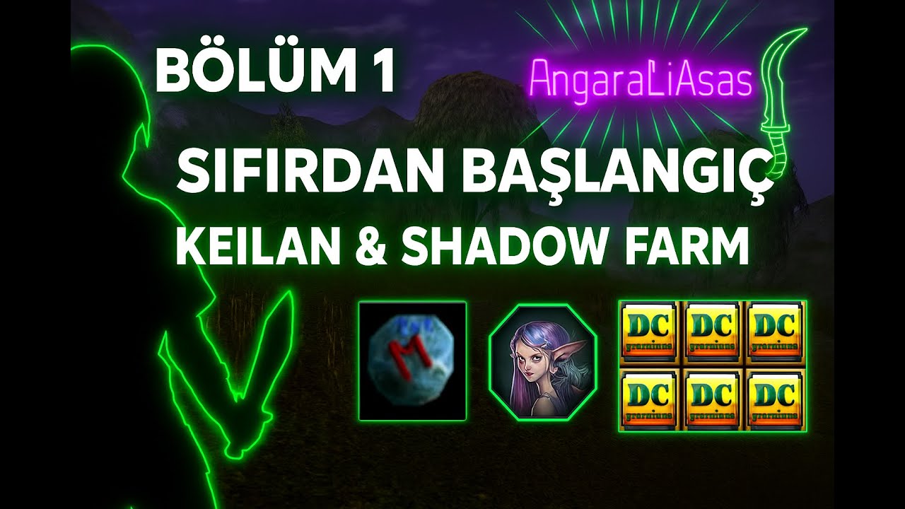 AngaraLıAsas Knight Online Zero #1 | Puslu Sıfırdan Başlangıç 🔥- Shadow & Keilan FARM &