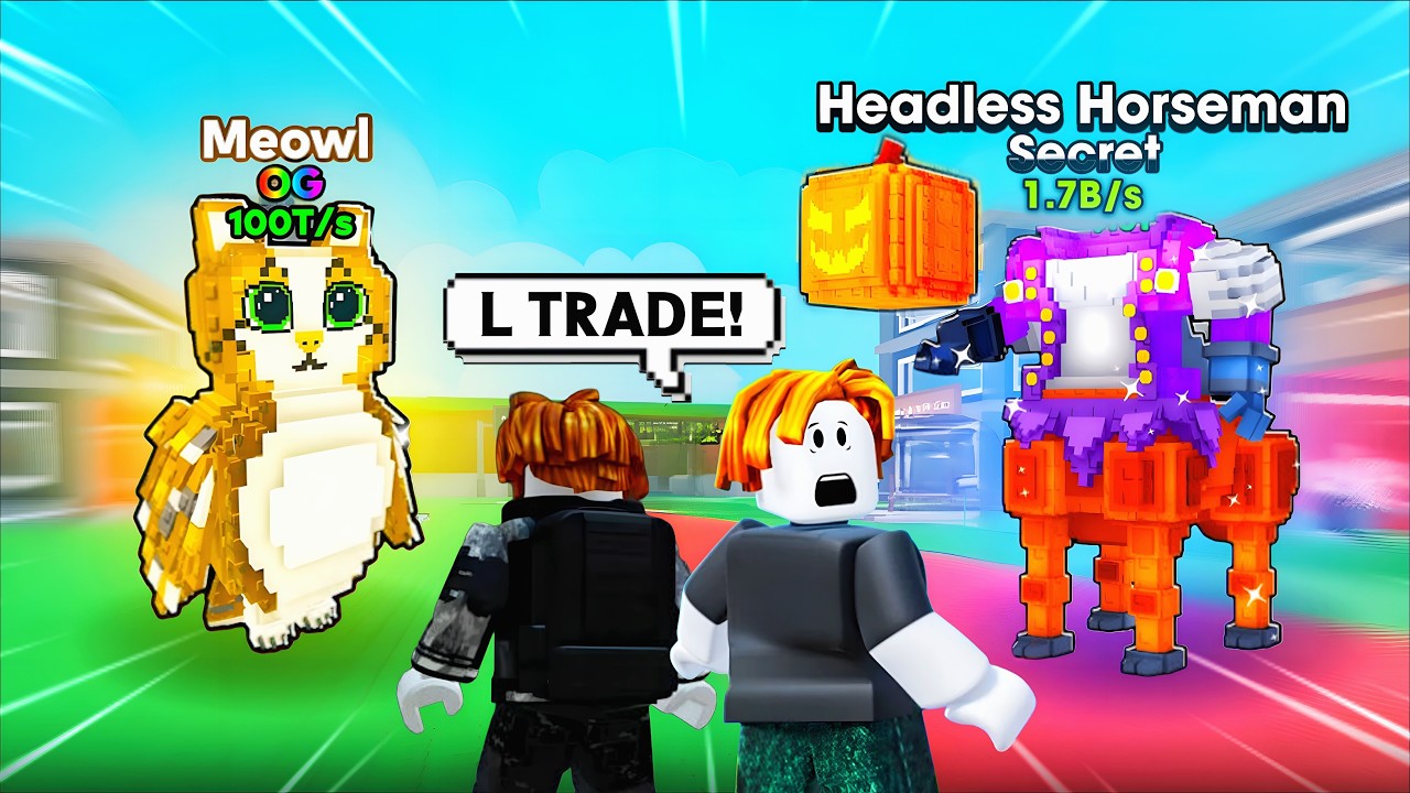 TRADING MY RARE BRAINROTS IN STEAL A BRAINROT LIVE